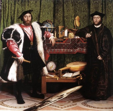  Georges Art - Jean de Dinteville et Georges de Selve Les Ambassadeurs Renaissance Hans Holbein le Jeune